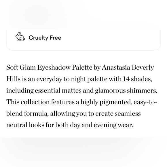 LAST 1! Anastasia Beverly Hills SOFT GLAM Eyeshadow Palette 🎨 NEW - Picture 4 of 7